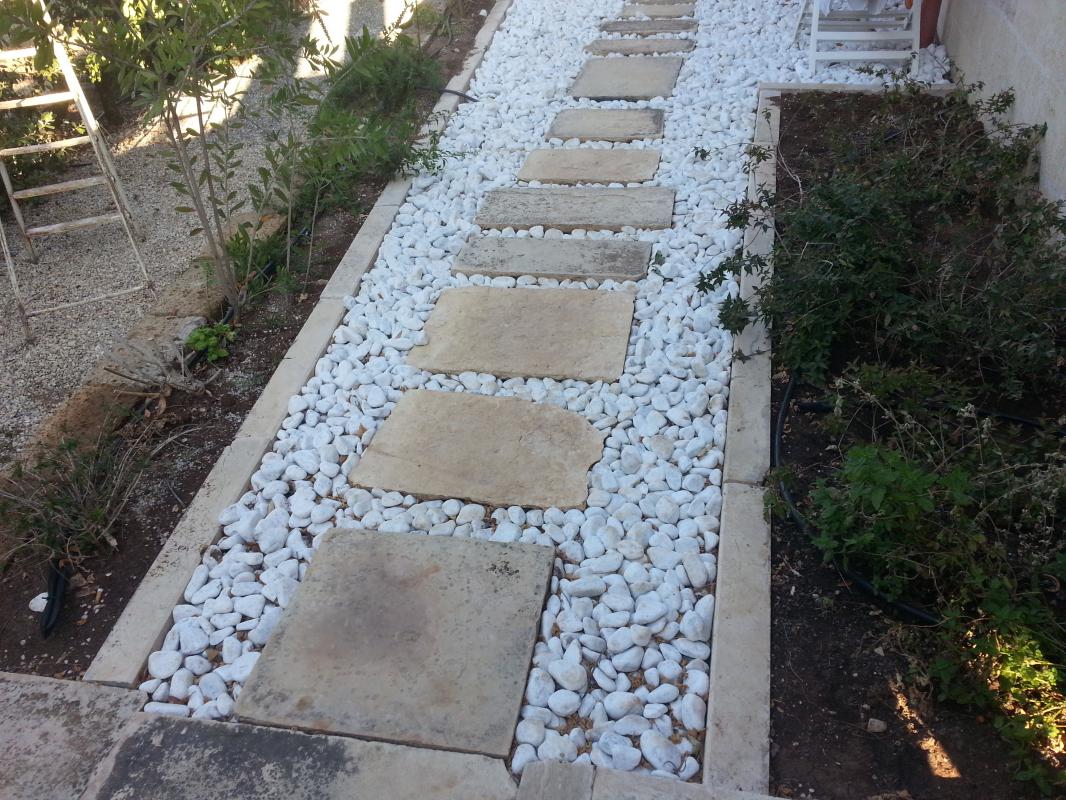 Ciottoli Marmo Bianco Carrara, Sassi Decorativi Per Giardini, 25-40 Mm