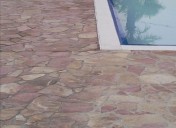 (Italiano) Offerta STOCK: pavimento lastra murgese a mosaico anticata