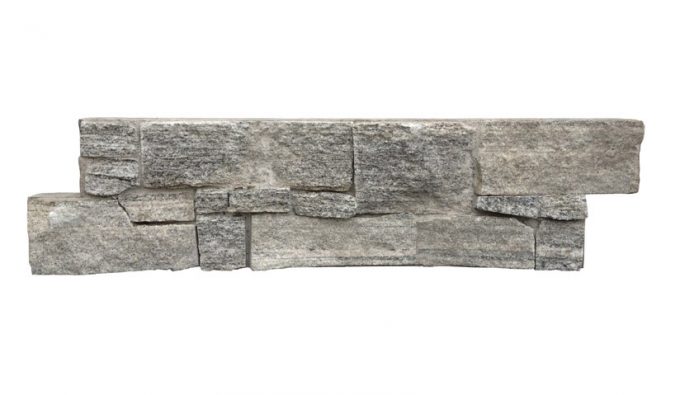 Gneiss grigio su cemento