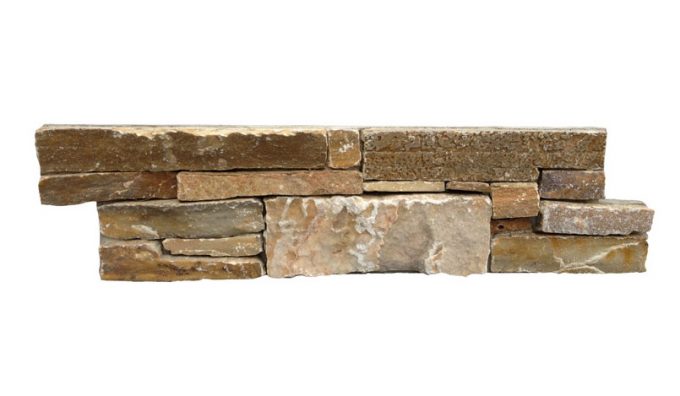 Quarzite gialla su cemento