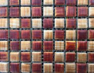 Mosaico bronzo rosso