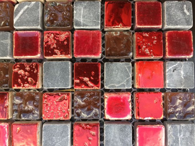 Mosaico dark scarlet