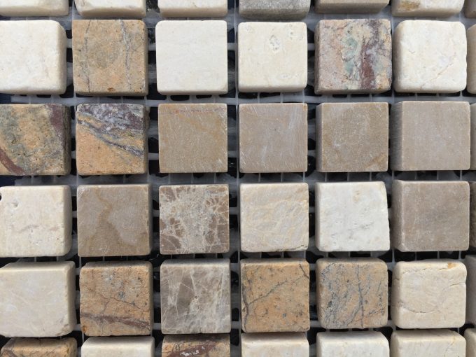 Mosaico miscela beige