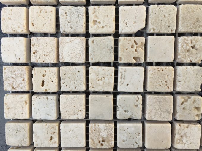 Mosaico travertino chiaro