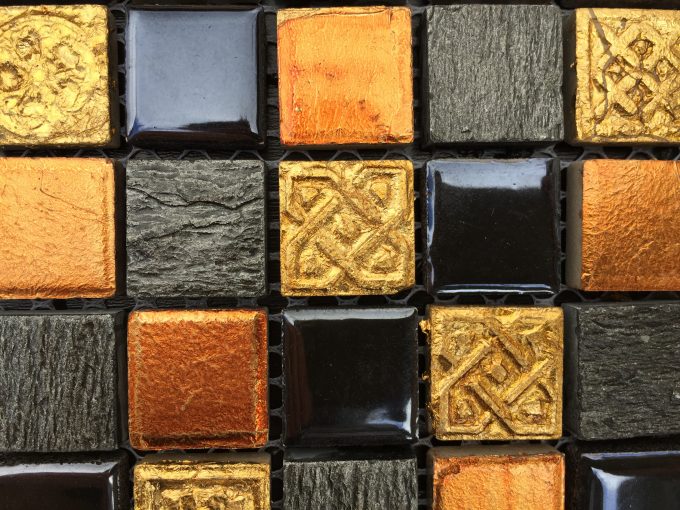 Mosaico orange fantasy