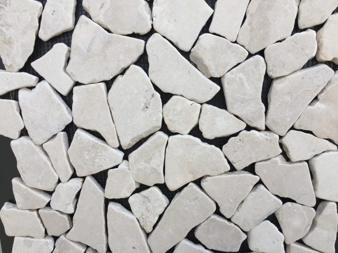 Mosaico pietrabianca breccia