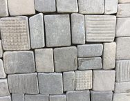 Mosaico pietranera quadropiatto