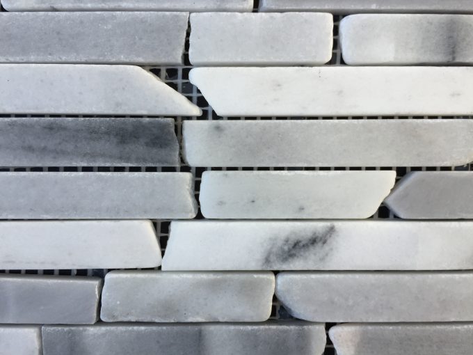 Mosaico tetris grigio