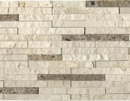 Spaccatello travertino chiaro noce